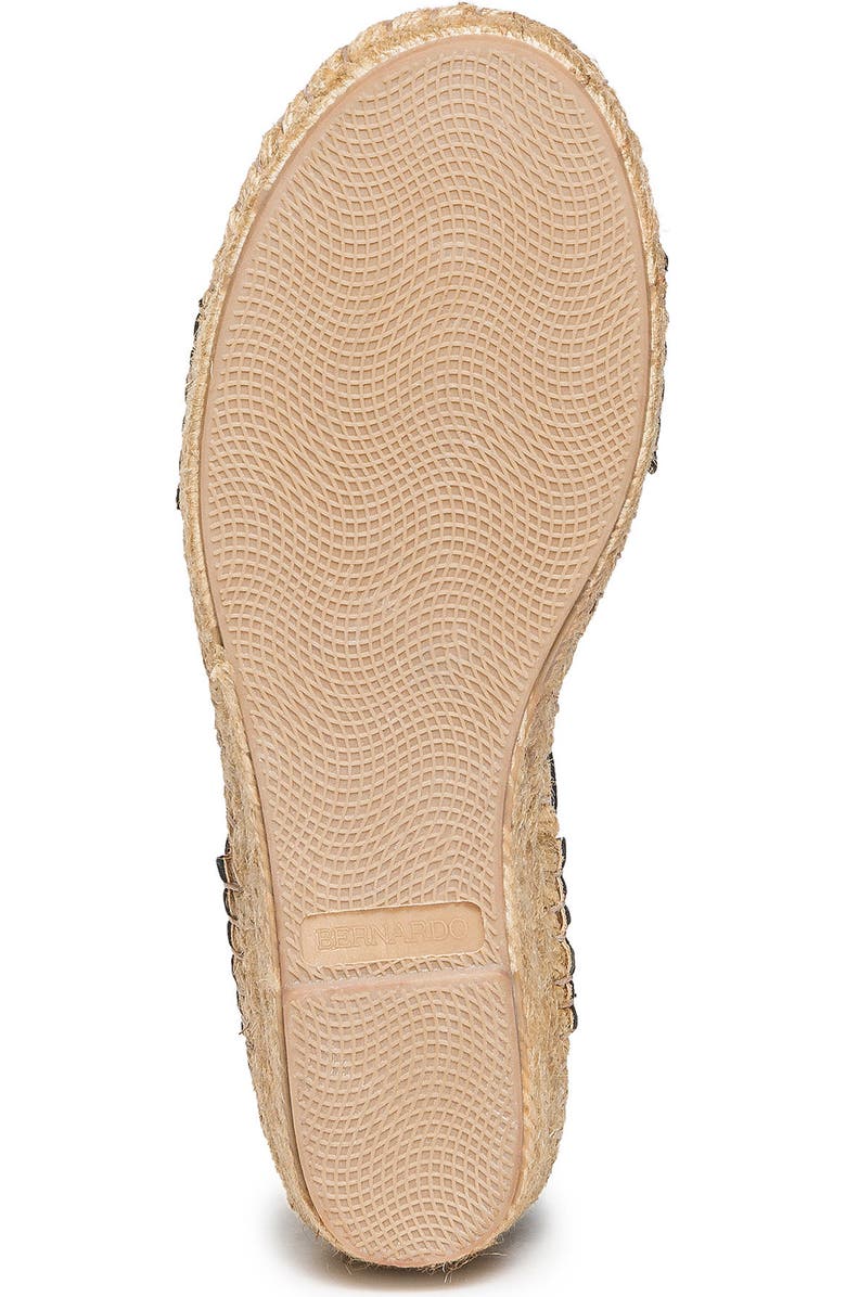 Bernardo Footwear Madrid Ankle Strap Espadrille Platform Wedge Sandal, Alternate, color,