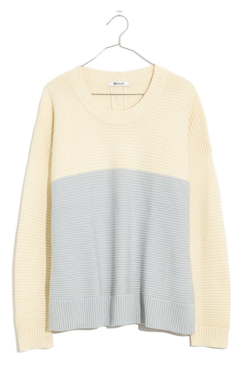 Madewell Greensboro Button Back Sweater, Main, color, 