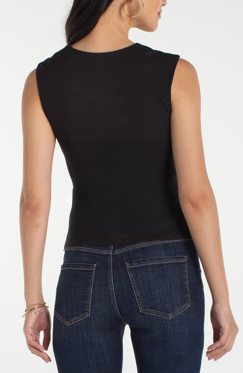 Liverpool Los Angeles Rib Tank, Alternate, color, Black