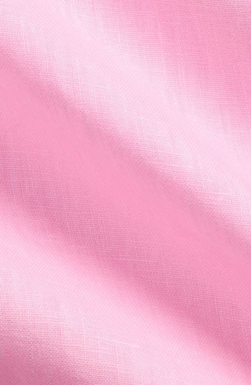 Polo Ralph Lauren Classic Fit Solid Pink Linen Button-down Shirt In Carmel Pink