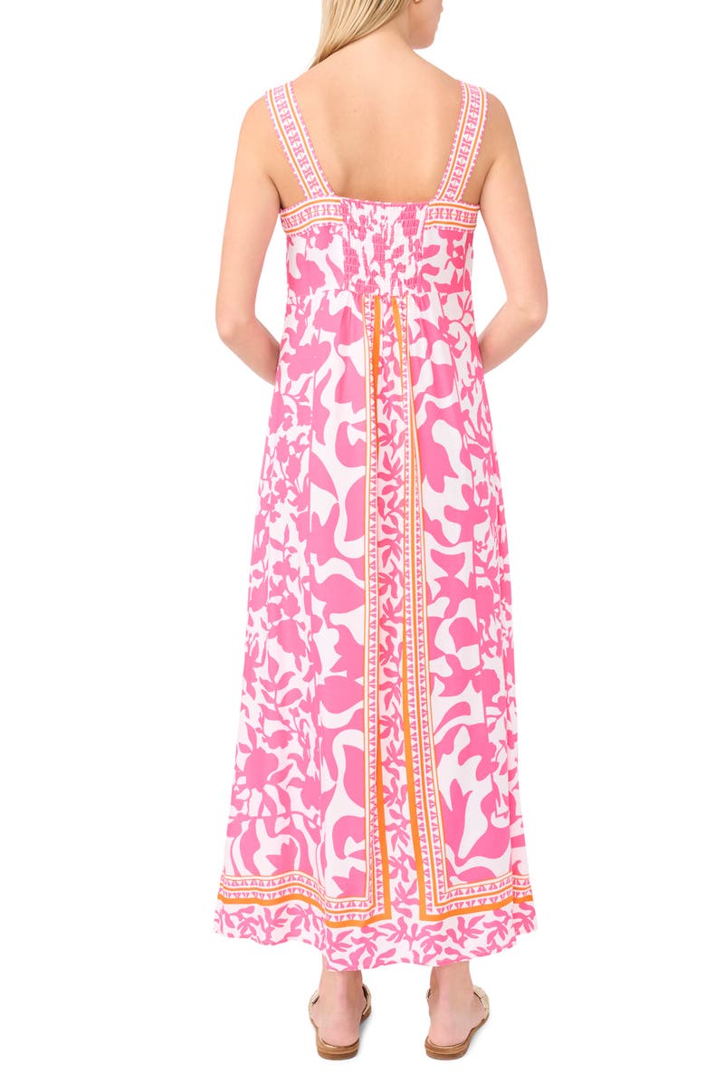 Vince Camuto Smocked Back Sleeveless Maxi Dress, Alternate, color, Taffy Pink
