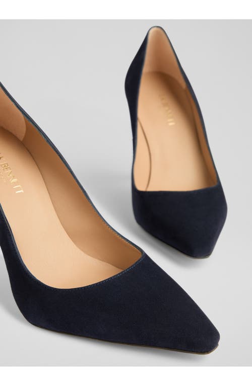 Lk Bennett Fern Pointed Toe Pump In Blue