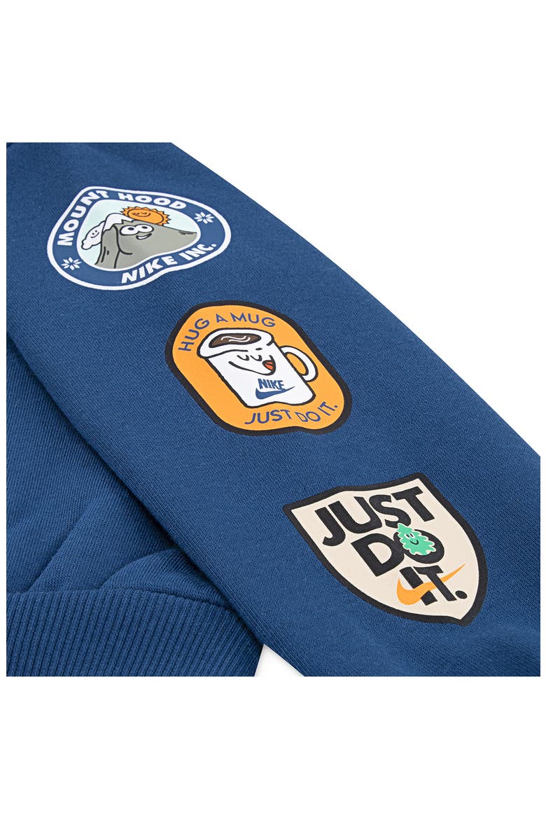 Kids' Fleece Hoodie & Joggers Set, Alternate, color, U48BLUE FO