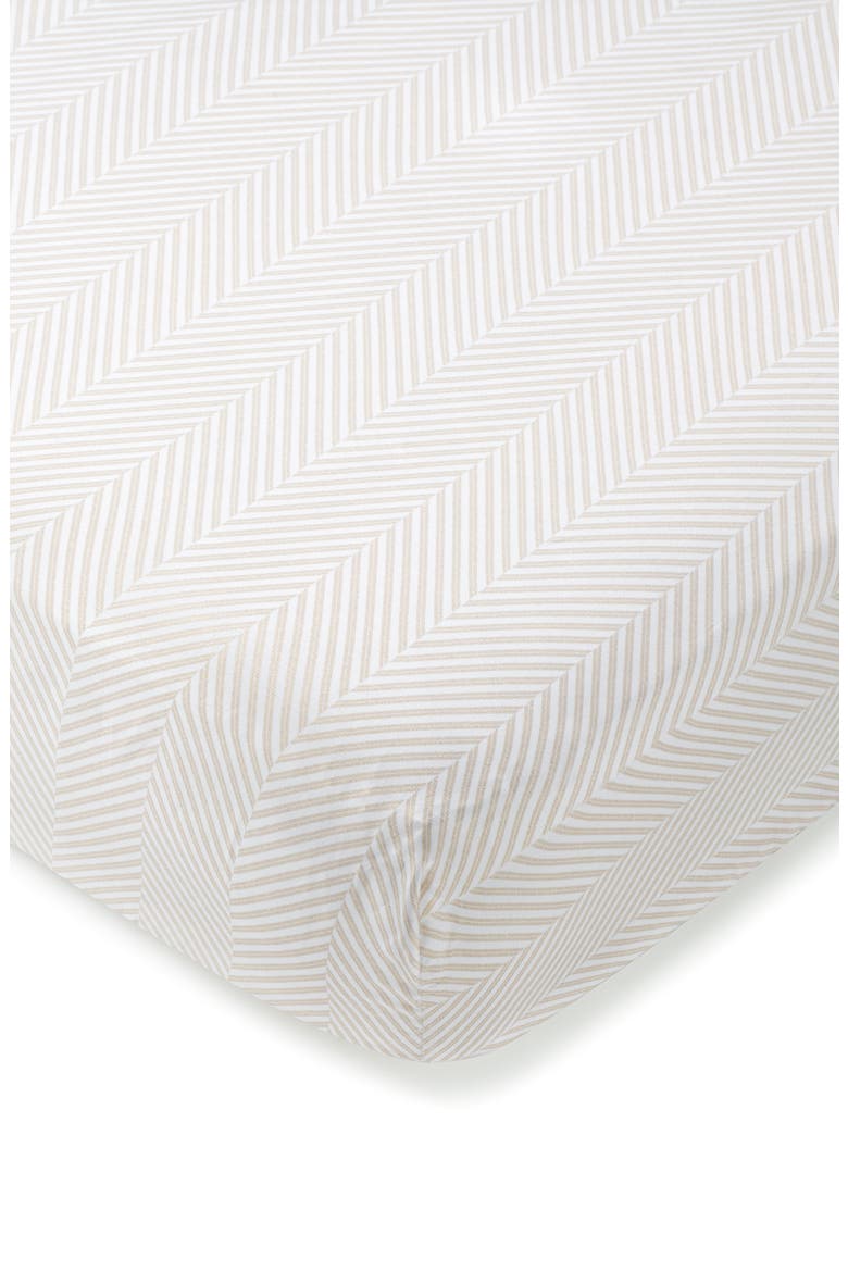 Cotton Crib Sheet, Main, color, LEZE TAUPE