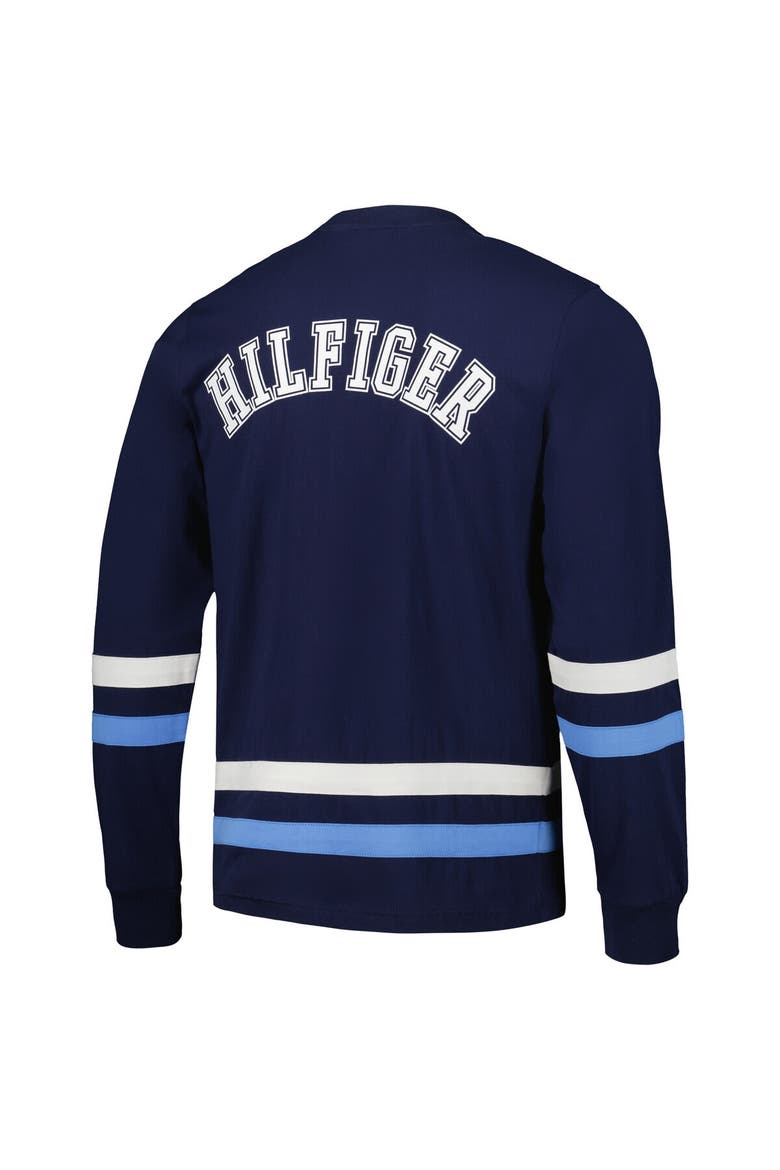 Men's Tommy Hilfiger Navy/Light Blue Tennessee Titans Nolan Long Sleeve T-Shirt, Alternate, color, Navy
