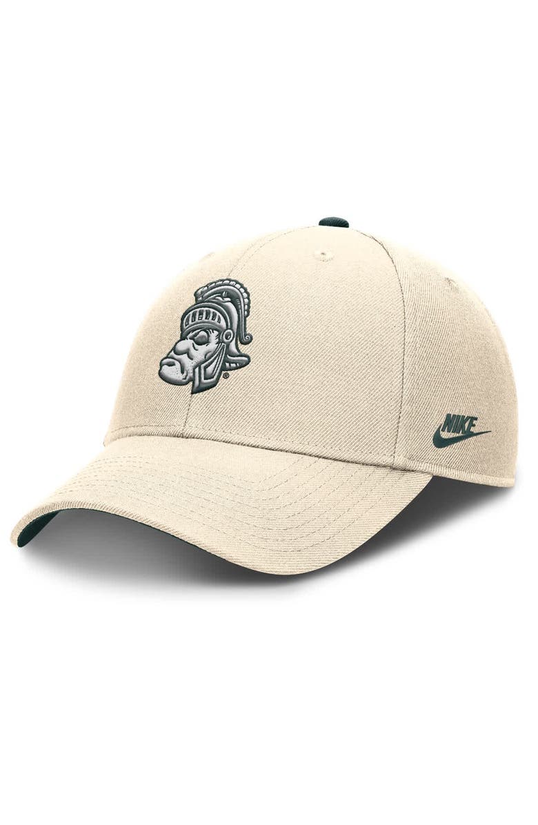 Nike Men's Nike Natural Michigan State Spartans Rise Legacy Adjustable Hat, Main, color, Natural