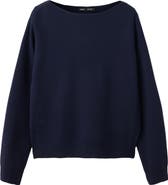 MANGO Boat Neck Sweater