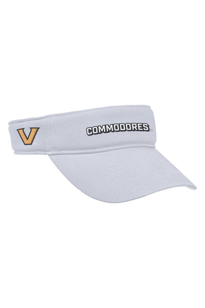 Men's Nike White Vanderbilt Commodores 2025 On-Field Ace Performance Adjustable Visor, Alternate, color, White