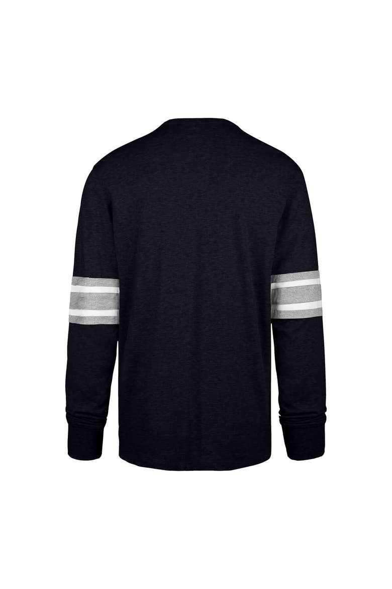 Men's '47 Navy Dallas Cowboys Premier Brex Long Sleeve T-Shirt, Alternate, color, Navy
