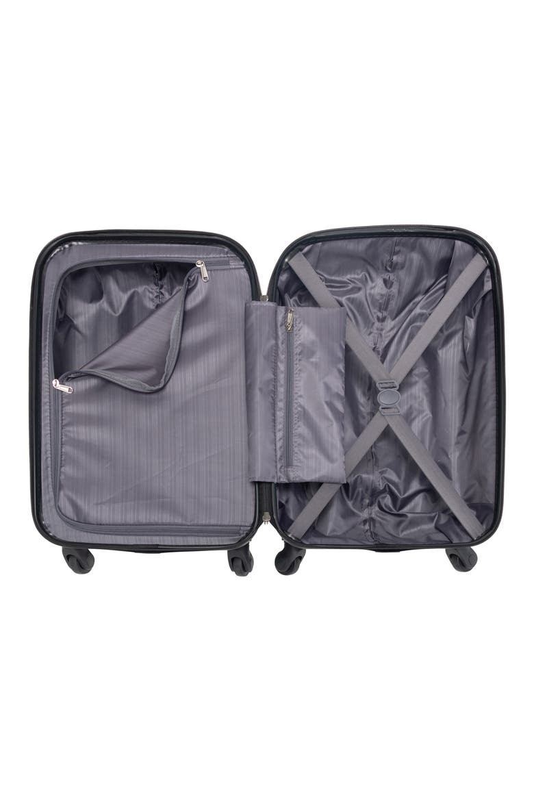 Out of Bounds 20-Inch Hardside Spinner Carry-On Suitcase, Alternate, color, MUSHROOM