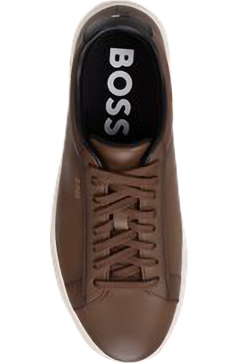 BOSS Kieran Low Top Sneaker, Alternate, color, Medium Brown