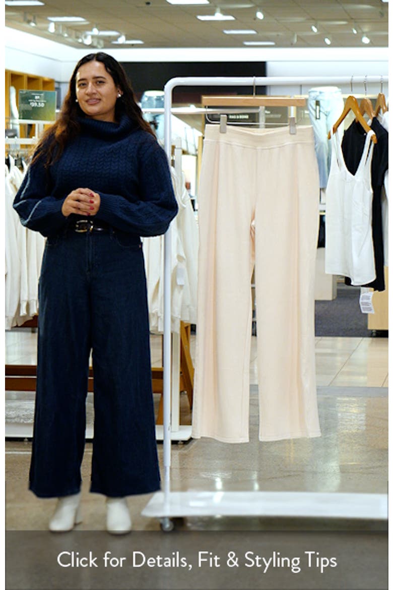 Velour Flare Leg Pants video