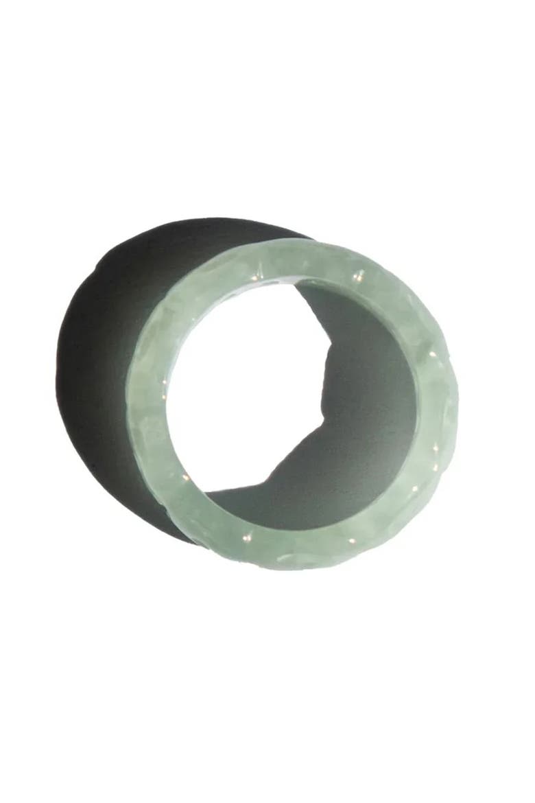 Weave Off white jade ring, Alternate, color, Off white