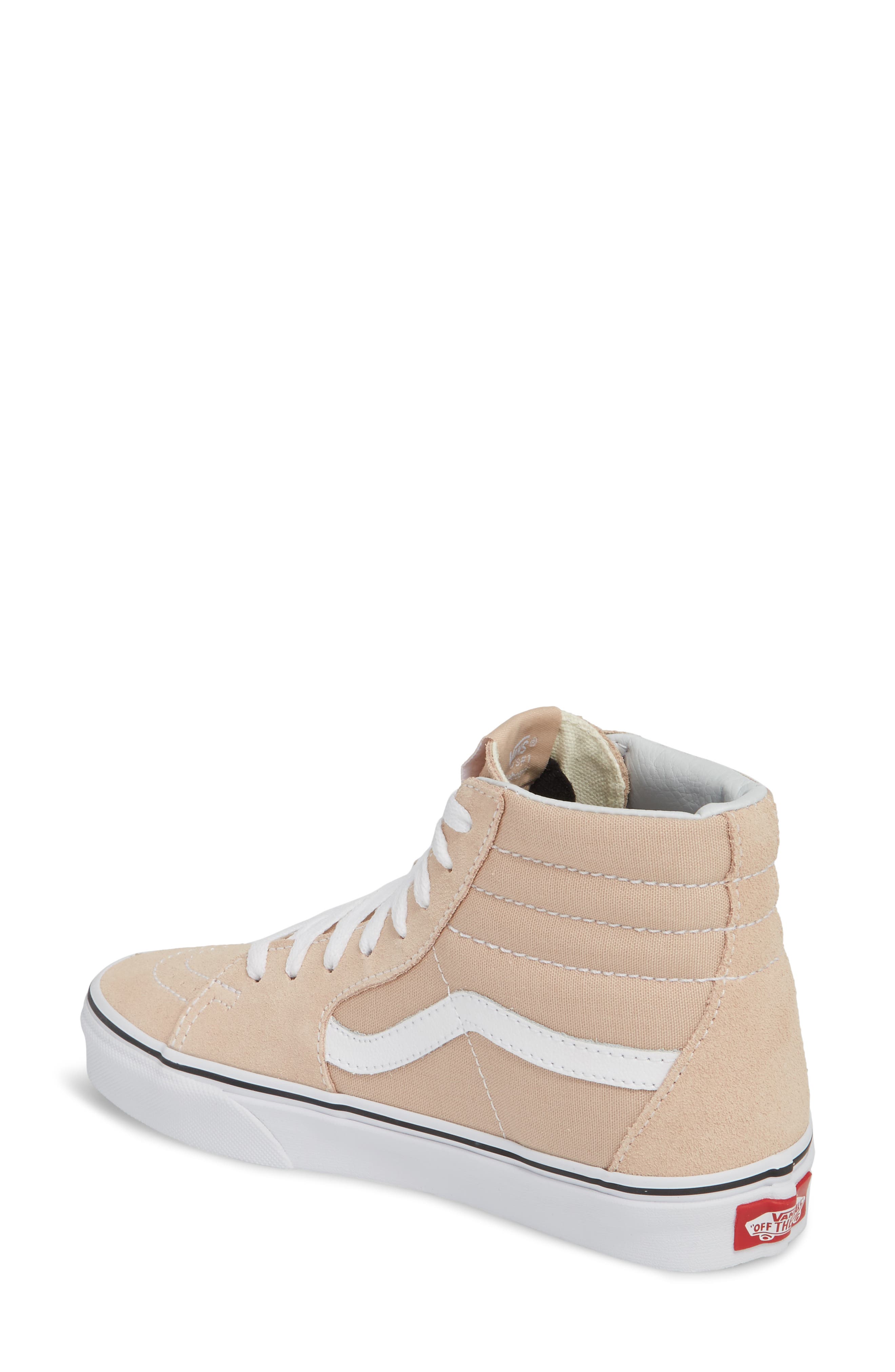 'Sk8-Hi Slim' Sneaker, Alternate, color, FRAPPE/ TRUE WHITE