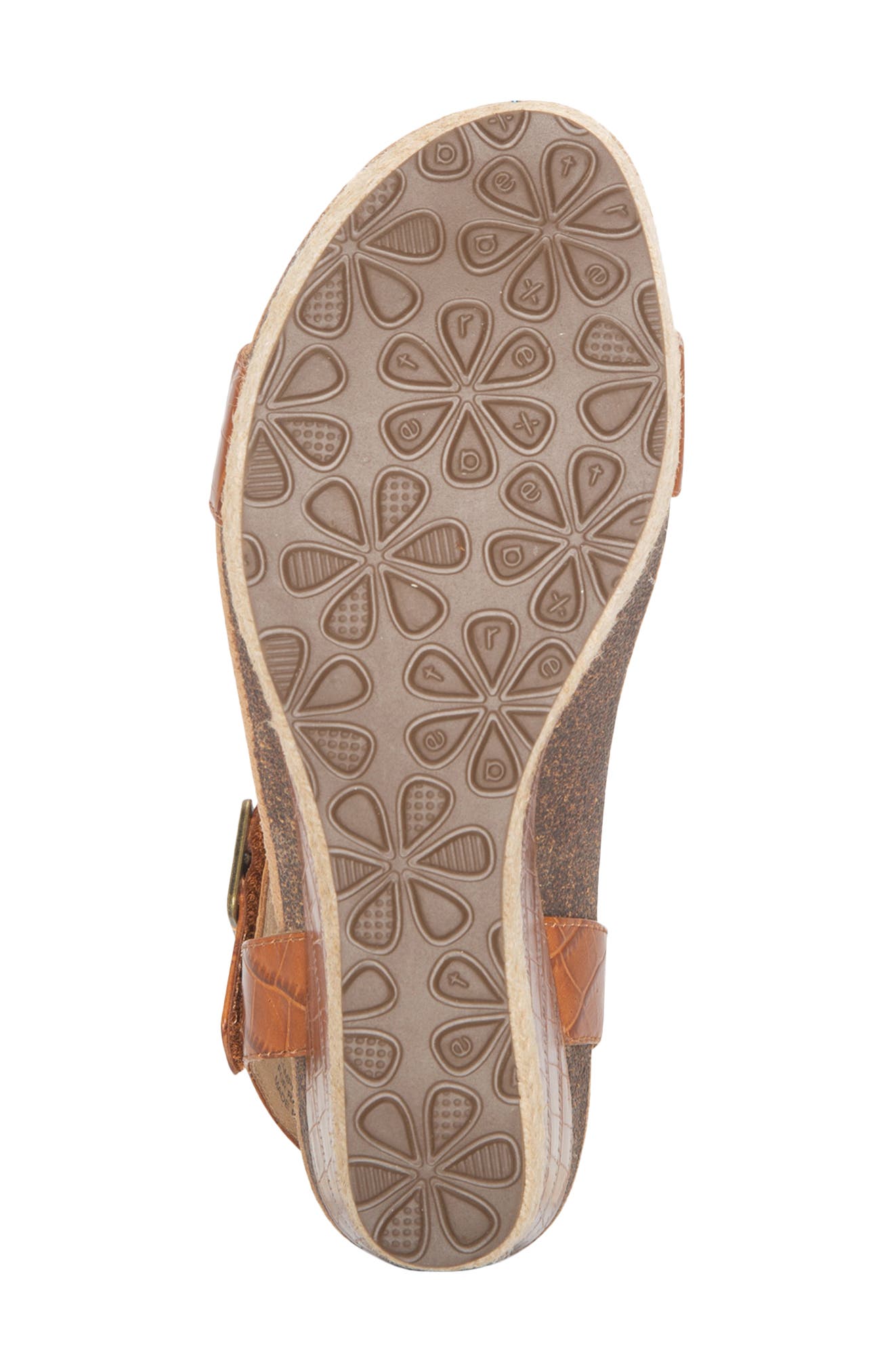 Sydney Wedge Espadrille Sandal, Alternate, color, LEATHER