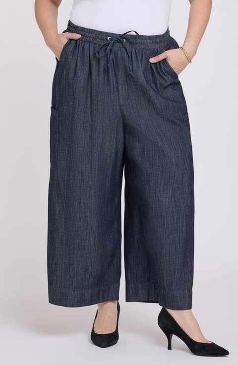 Whitney Pull-On Cargo Jeans (Plus)