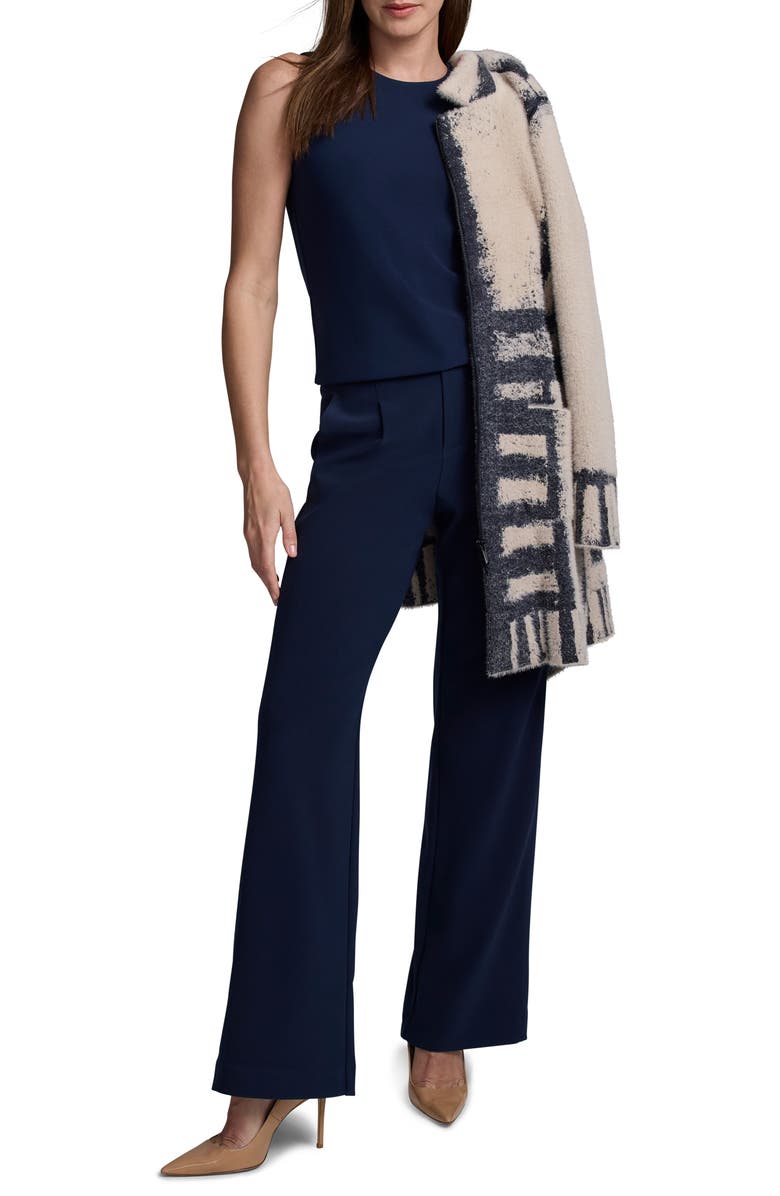 NIC+ZOE Scuba Knit Wide Leg Pants, Alternate, color, Dark Indigo