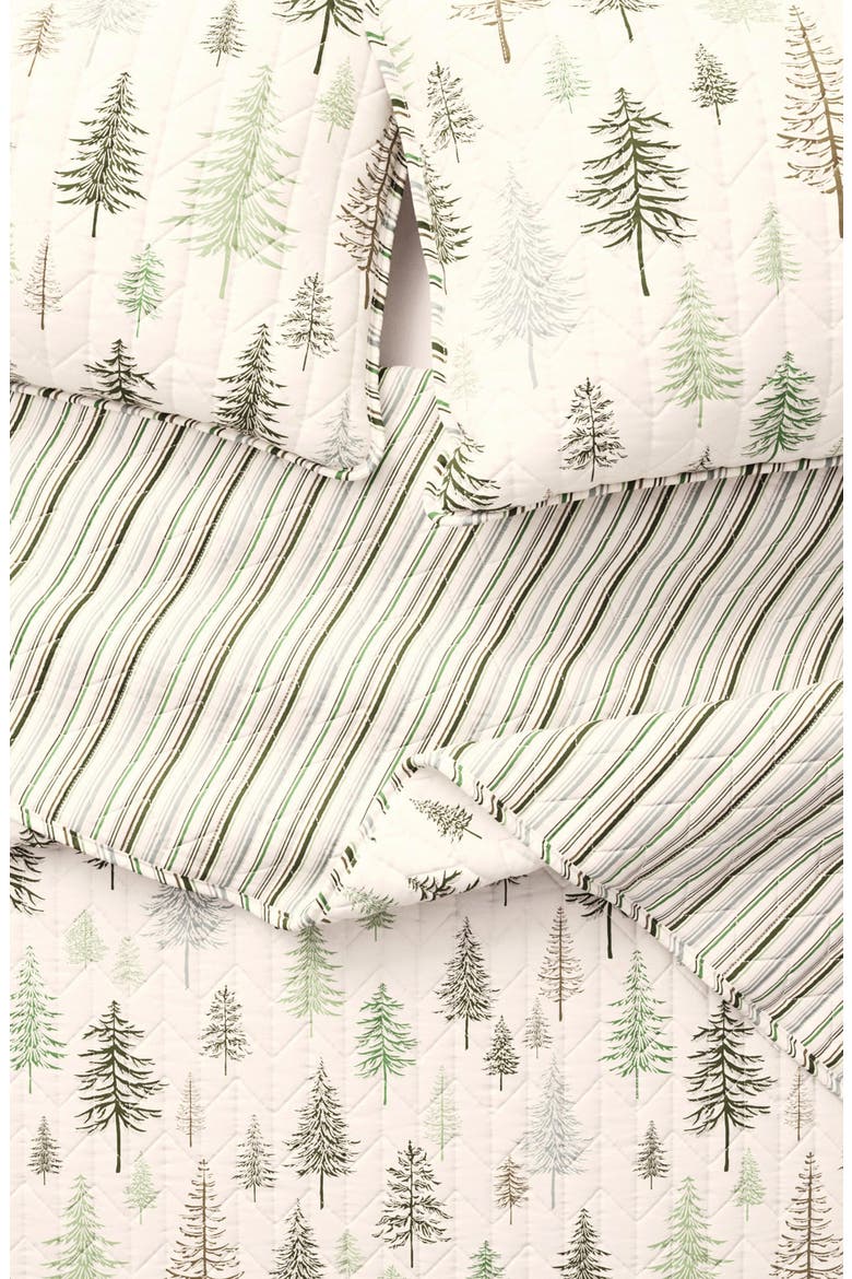Forest Tree Quilt Set, Alternate, color, LODGE TREES