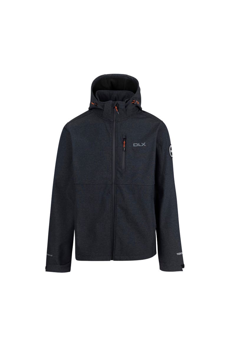 Justin Dlx Marl Soft Shell Jacket, Main, color, Black Marl