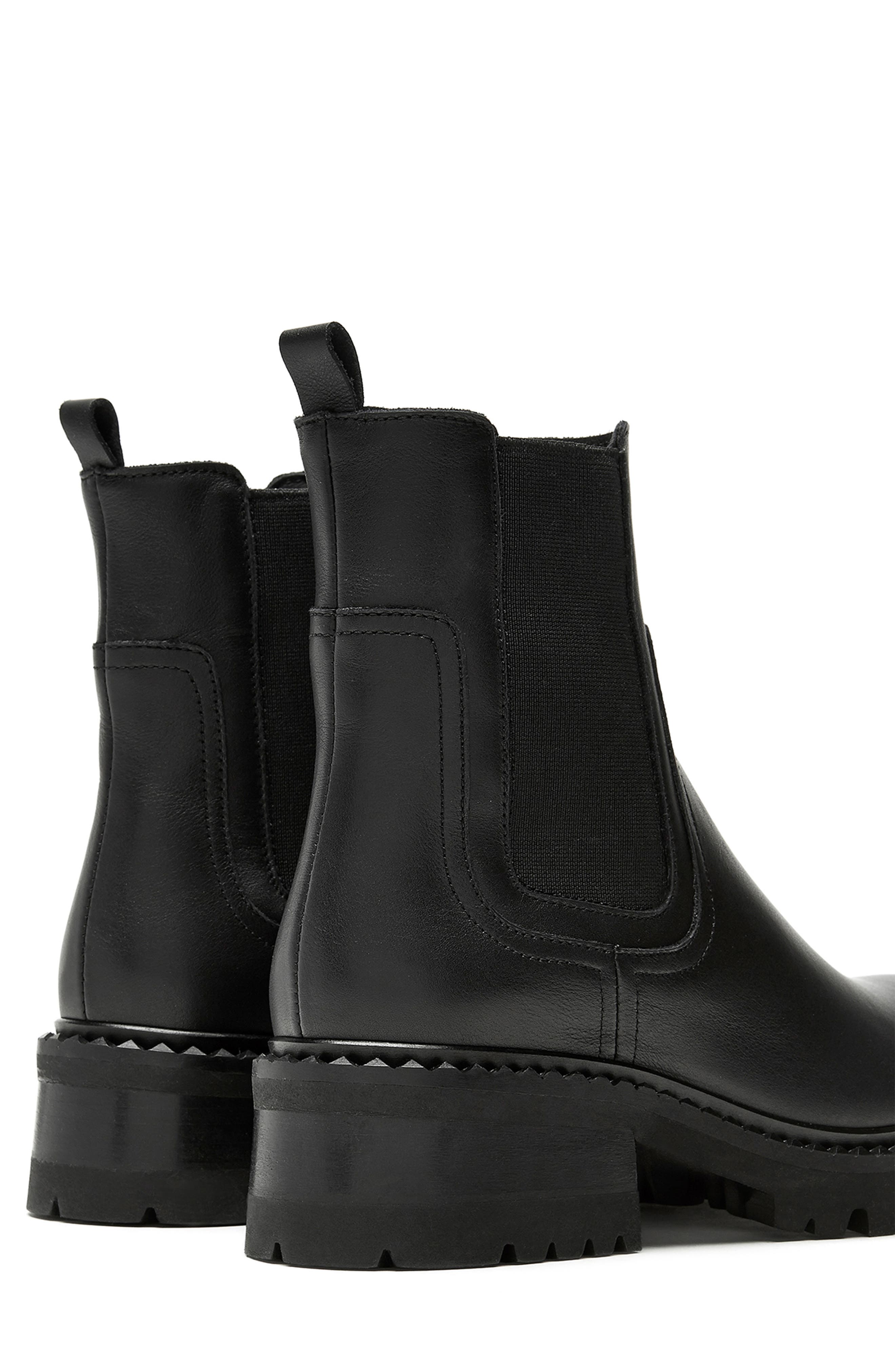 La Canadienne Cory Waterproof Chelsea Boot, Alternate, color, Black Leather