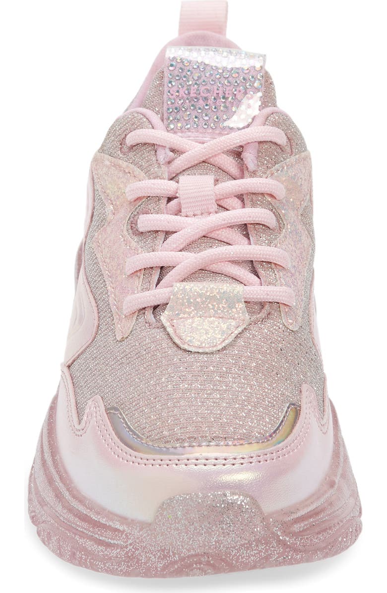 SKECHERS Prismatic Glitter Sneaker, Alternate, color, Light Pink/ Multi