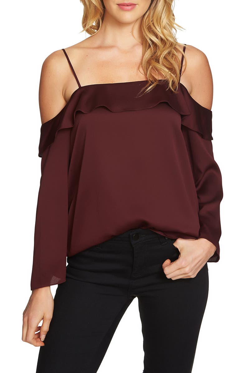 1.STATE Off the Shoulder Top, Main, color, 