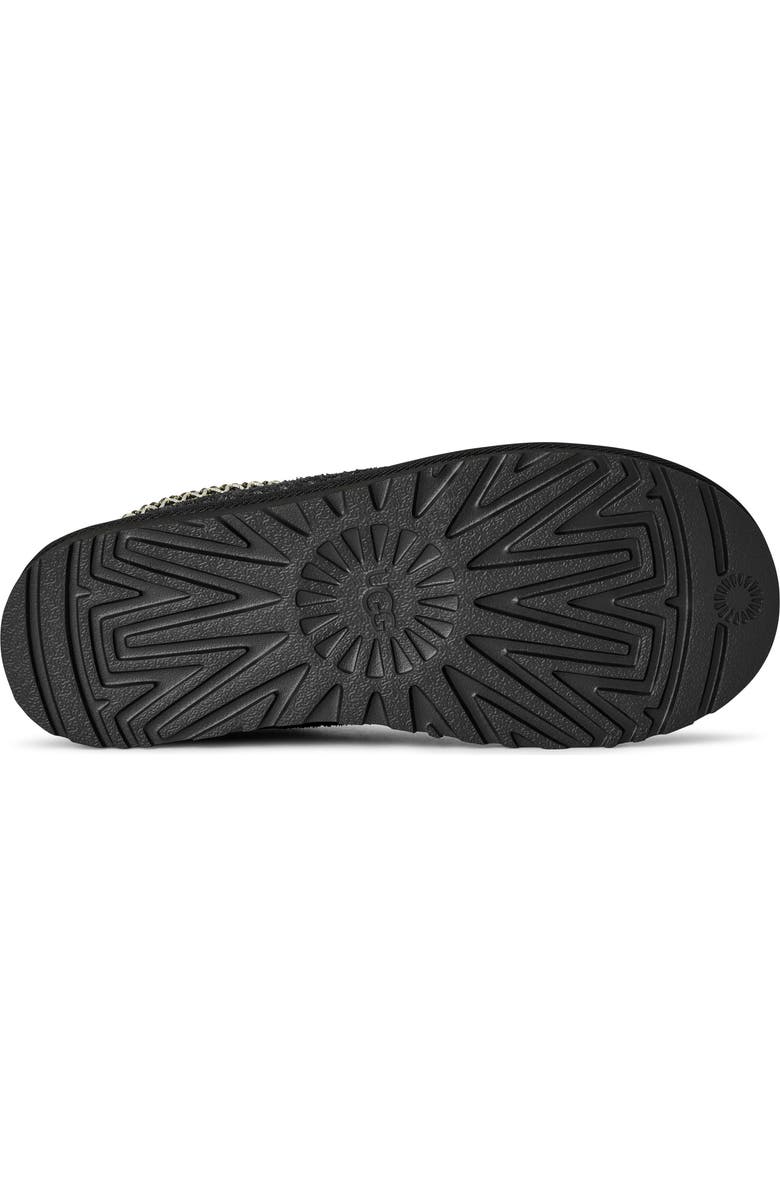 UGG<sup>®</sup> Tasman Biarritz Genuine Shearling Lined Slipper, Alternate, color, Black