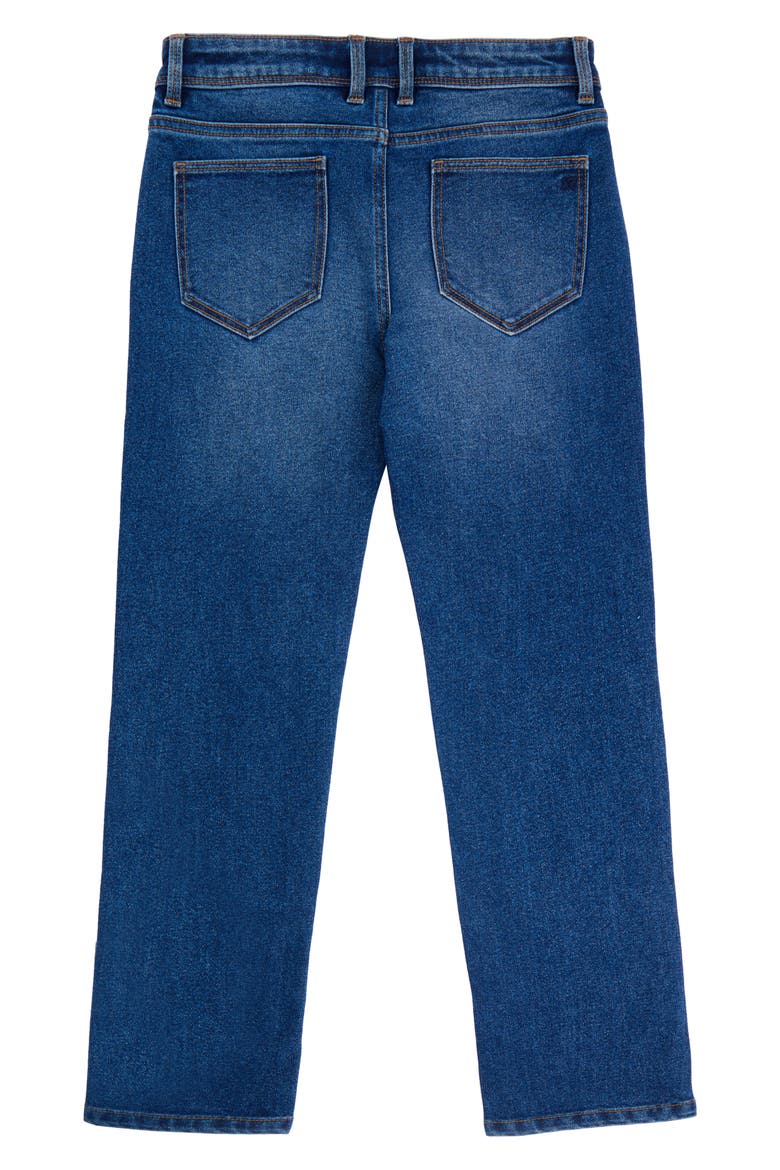 Kids' Stretch Straight Leg Jeans, Alternate, color, MEDIUM BLUE