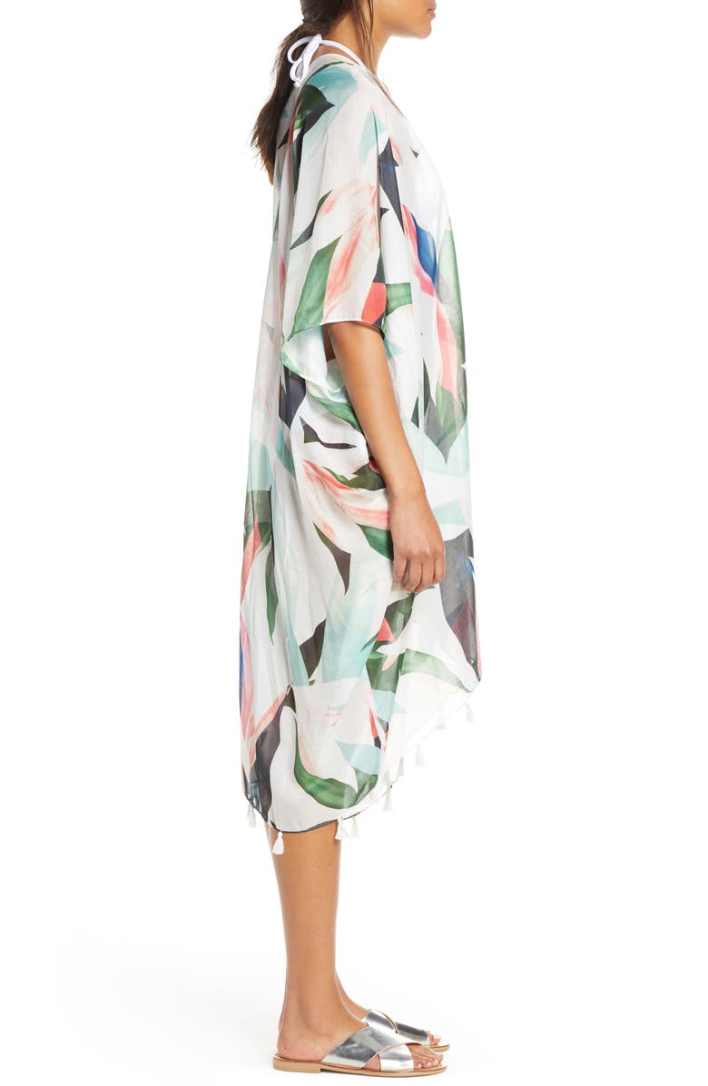 Pool to Party Birds of Paradise High/Low Cover-Up, Alternate, color, 