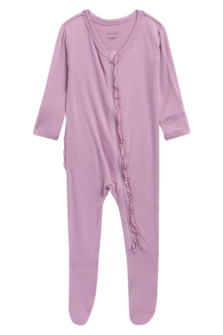Muff Ruff Zip Footie, Main, color, LAVENDER