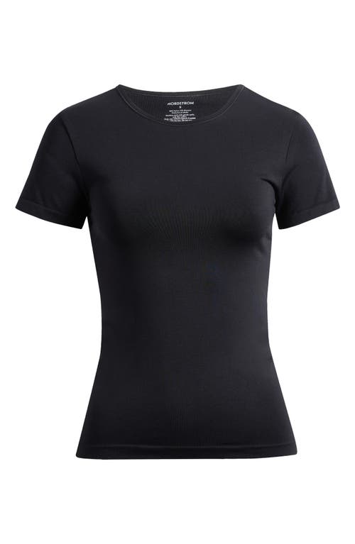 Nordstrom Everyday Smoothing T-shirt In Black