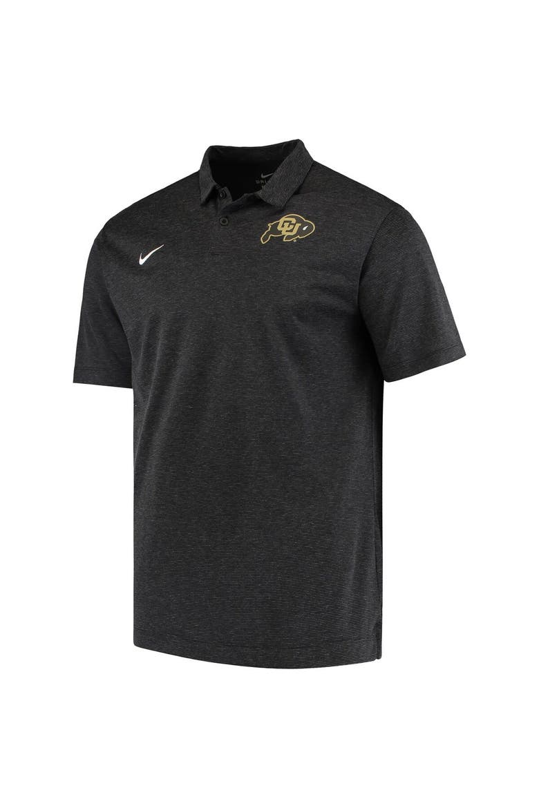 Men's Nike Black Colorado Buffaloes College Performance Polo, Alternate, color, Black