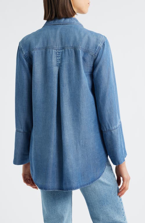 Cloth & Stone Denim Shirt In Blue
