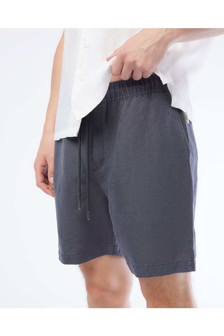 Air Linen Pull-On Short 6", Alternate, color, GUNMETAL