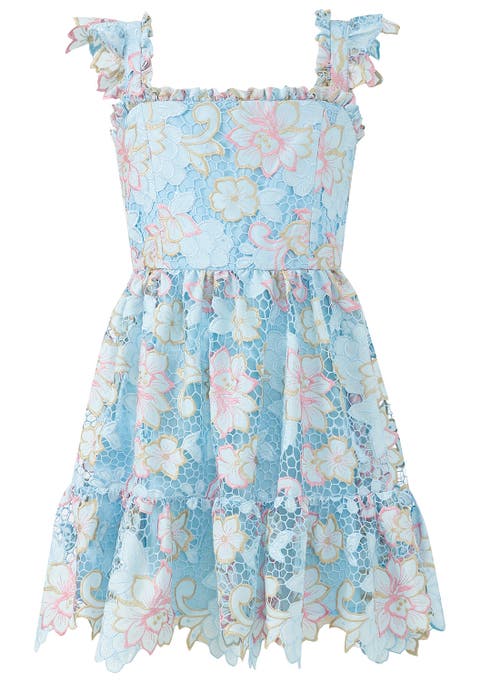 Lilia Embroidered Mini Dress (Toddler, Little Kid & Big Kid)