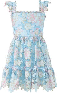 Marlo Kids Lilia Embroidered Mini Dress