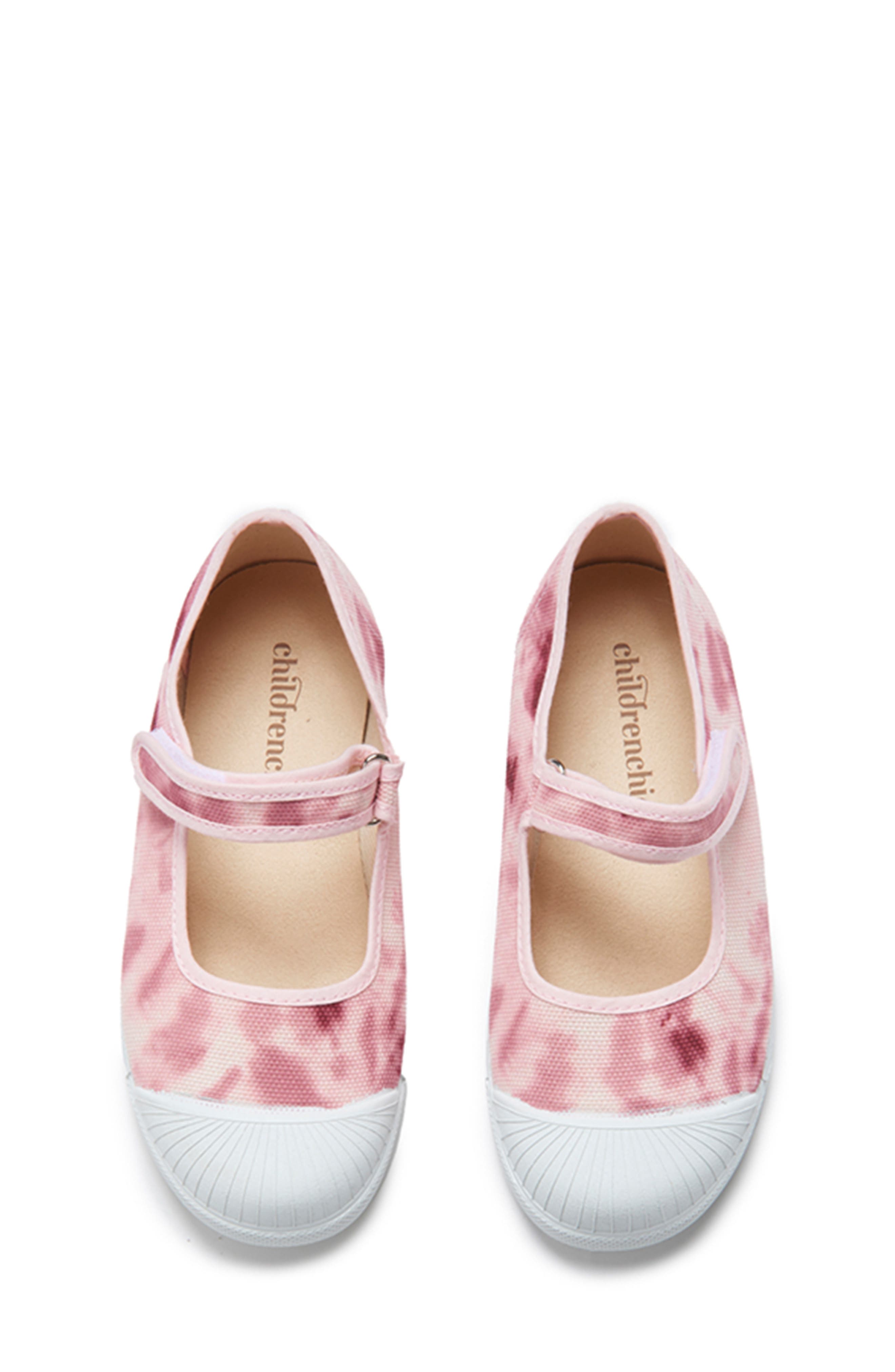 CHILDRENCHIC Tie Dye Mary Jane Canvas Sneaker, Alternate, color, Tie Dye Pink