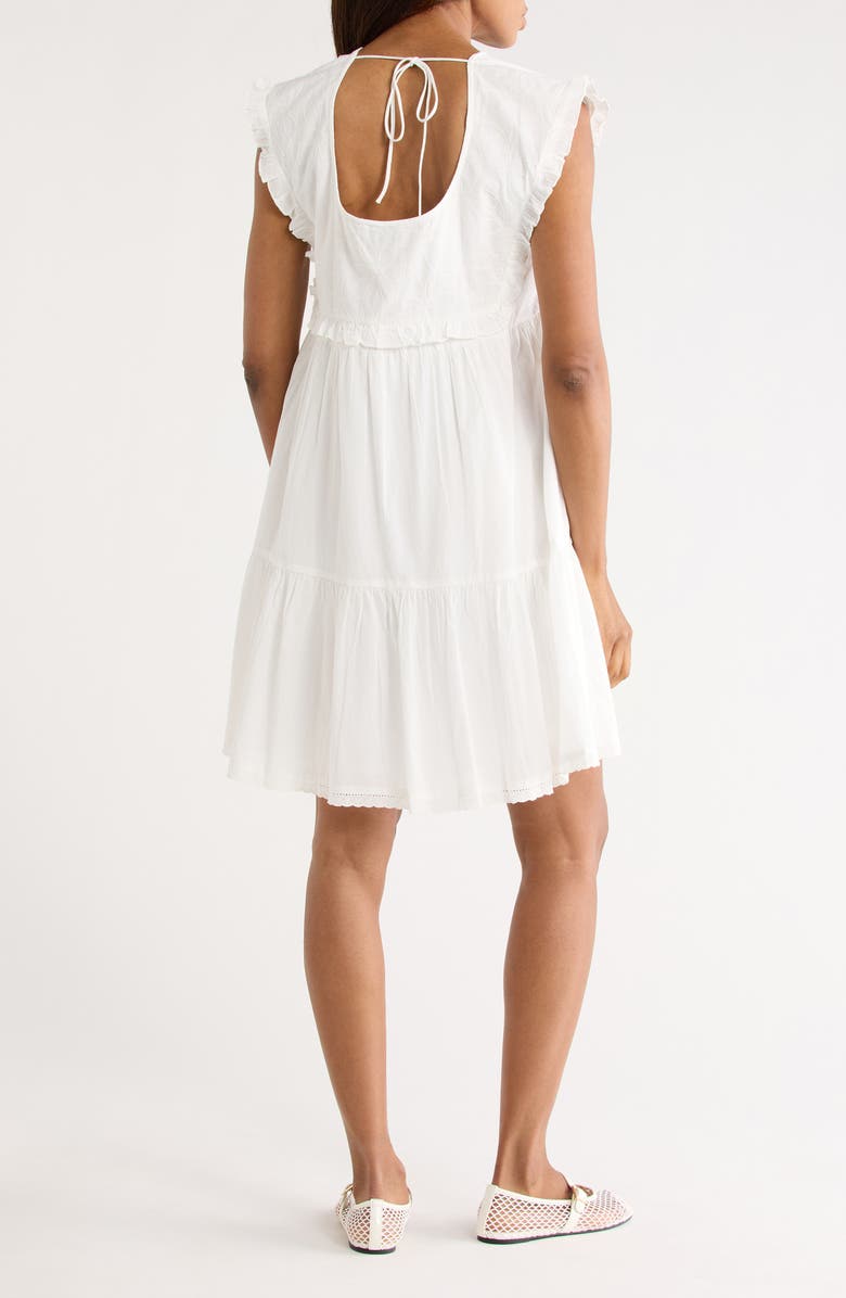 FRNCH Nyla Woven Dress, Alternate, color, Blanc