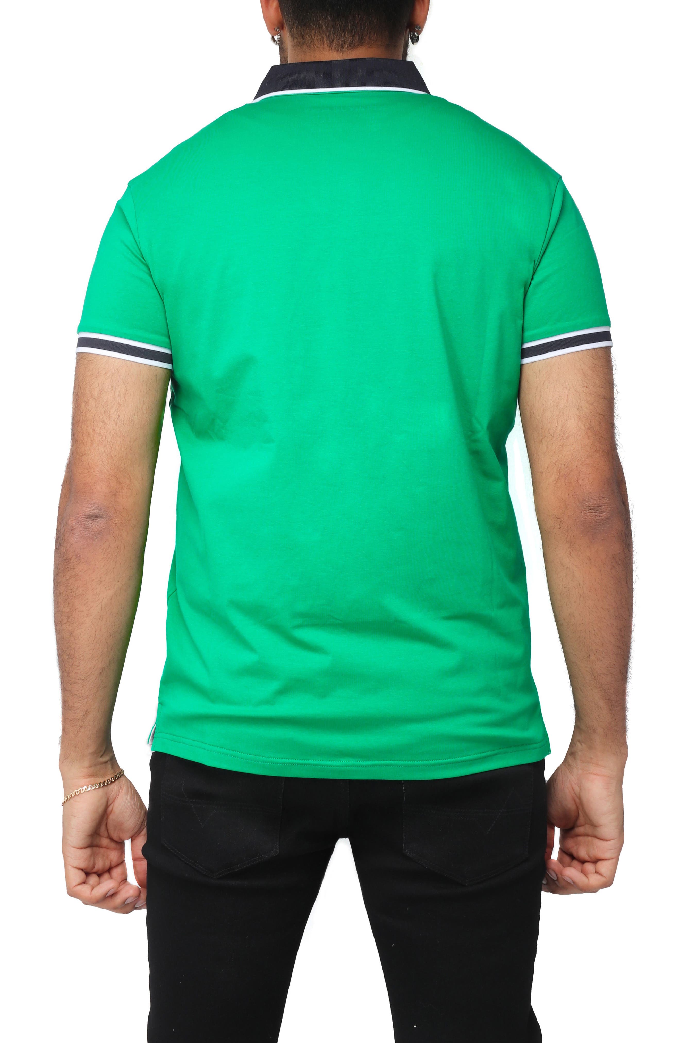 Pipe Trim Short Sleeve Polo - image 2