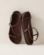 Haven Well Within Strappy Leather Molded Sandals