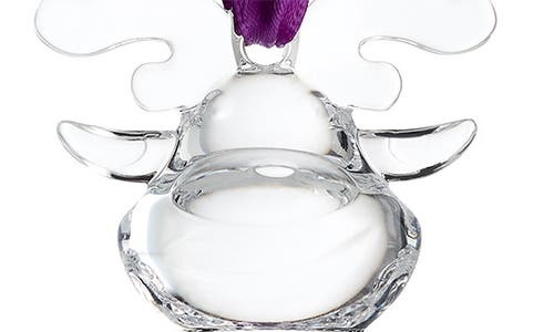 Waterford Marquis Reindeer Crystal Ornament In Transparent