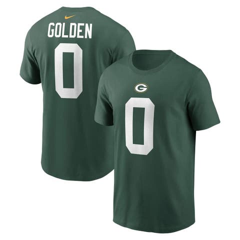 Men's Nike Matthew Golden Green Green Bay Packers Name & Number T-Shirt