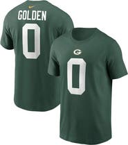Nike Men's Nike Matthew Golden Green Green Bay Packers Name & Number T-Shirt