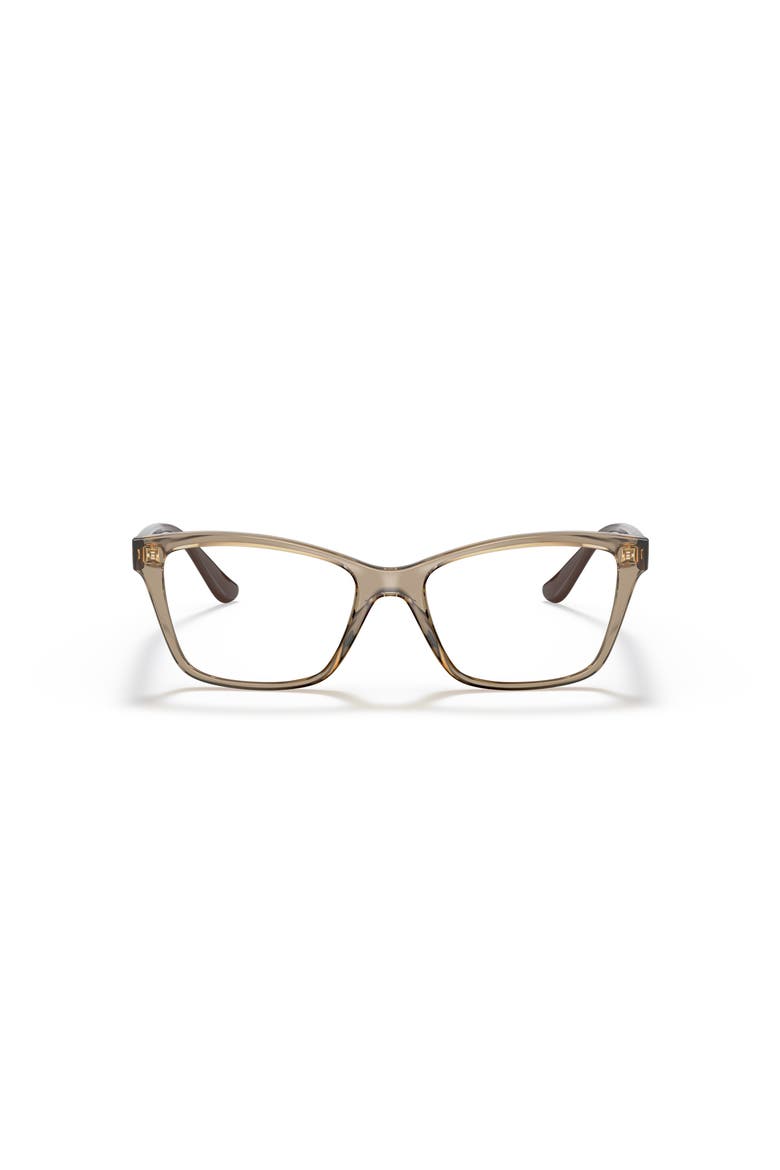 51mm Rectangle optical glasses, Alternate, color, Brown