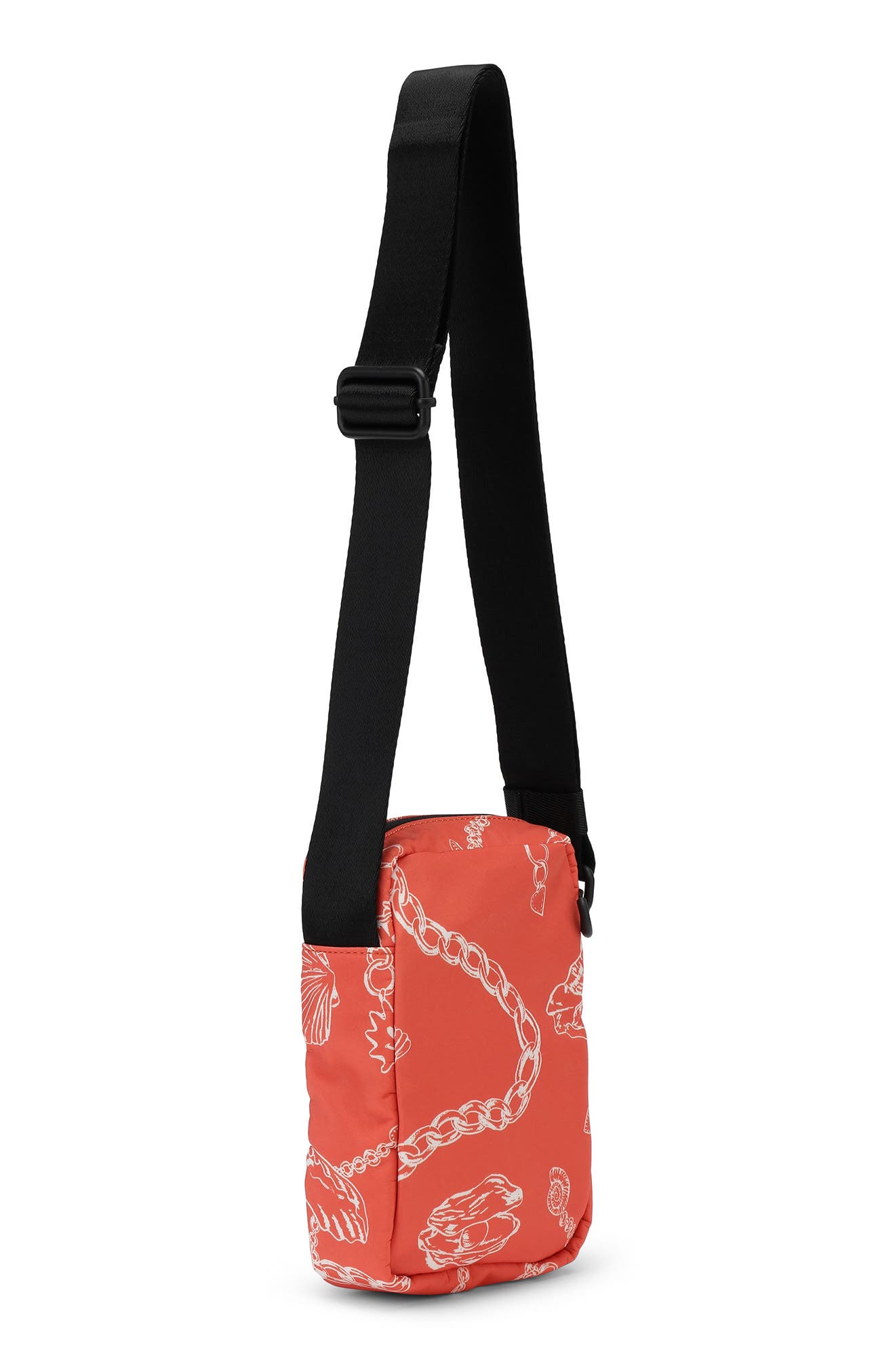 Recycled Polyester Festival Tech Mini Crossbody Bag, Alternate, color, SEA TREASURE PAPRIKA
