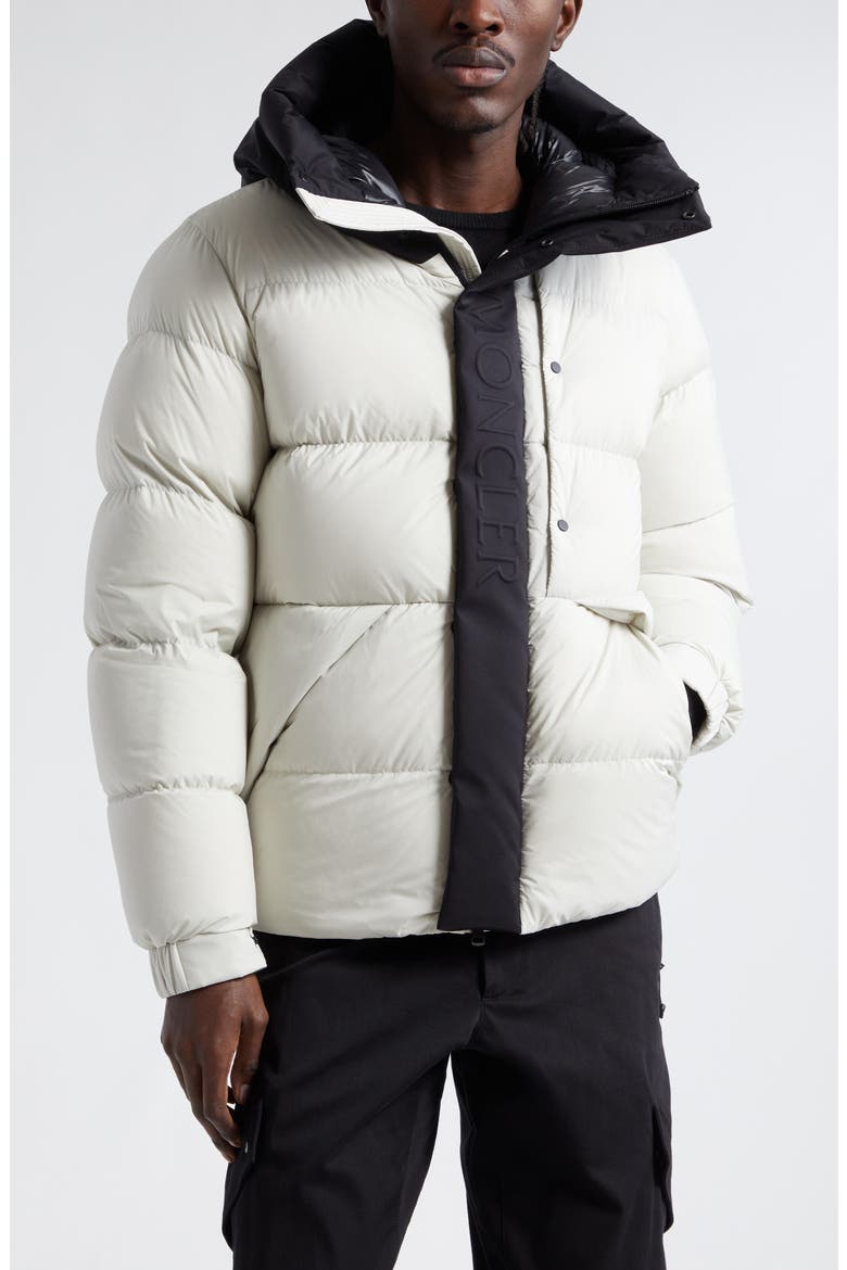 Madeira Colorblock Hooded Short Down Puffer Jacket (Men) | Nordstrom