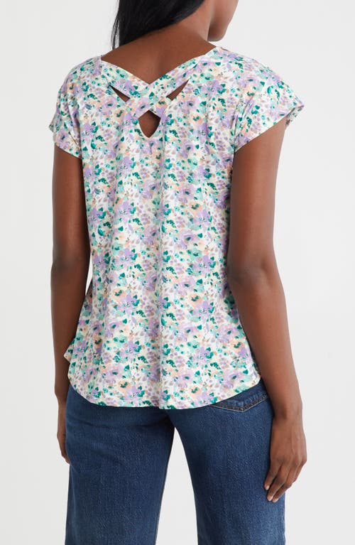 Bobeau Crossback T-shirt In White