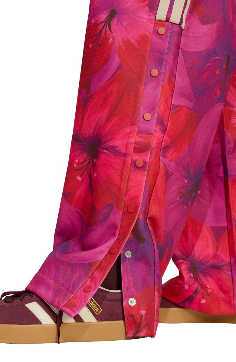 adidas x FARM Rio Tiro Track Pants, Alternate, color, Magenta/ Red/ Crystal Linen