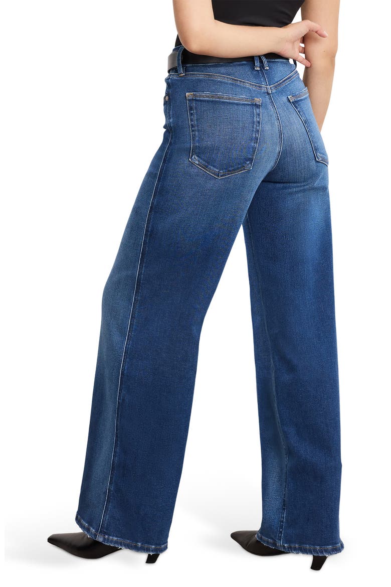 Soft-Tech Good Petite Wide Leg Jeans, Alternate, color, INDIGO891