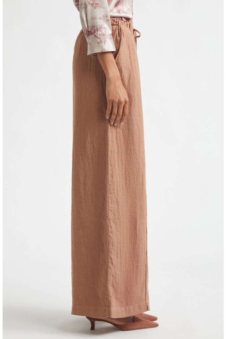 Connie Drawstring Pants, Alternate, color, HAZELNUT